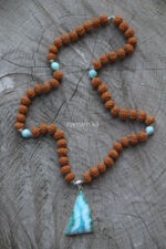 54 Larimar Rudraksha