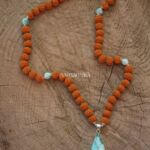 54 Larimar Rudraksha