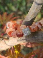 bracciale quarzo ematoide rosso