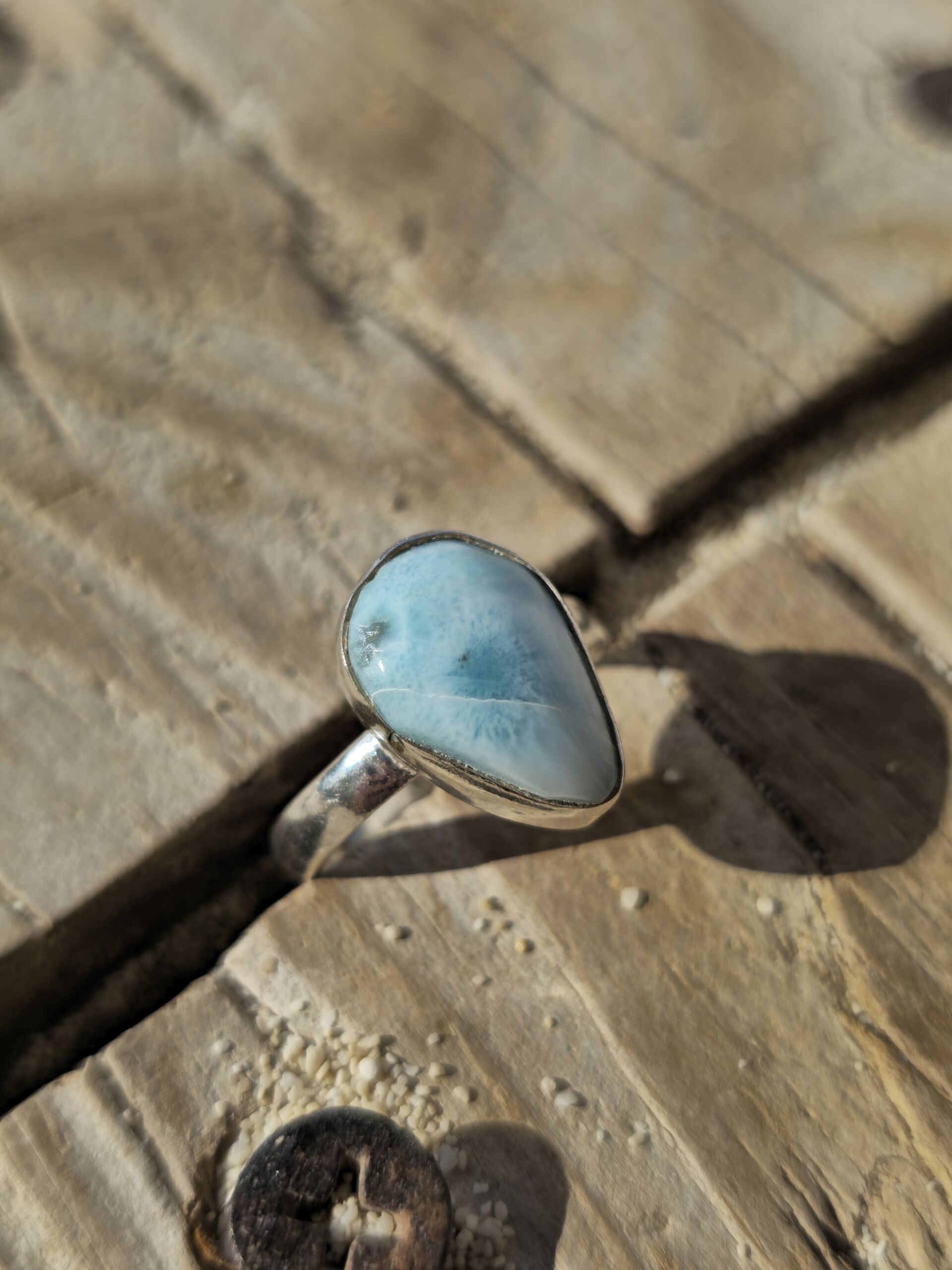 anello larimar 4_ (5) Anello Larimar #4 - Size 1,7 - immagine 5