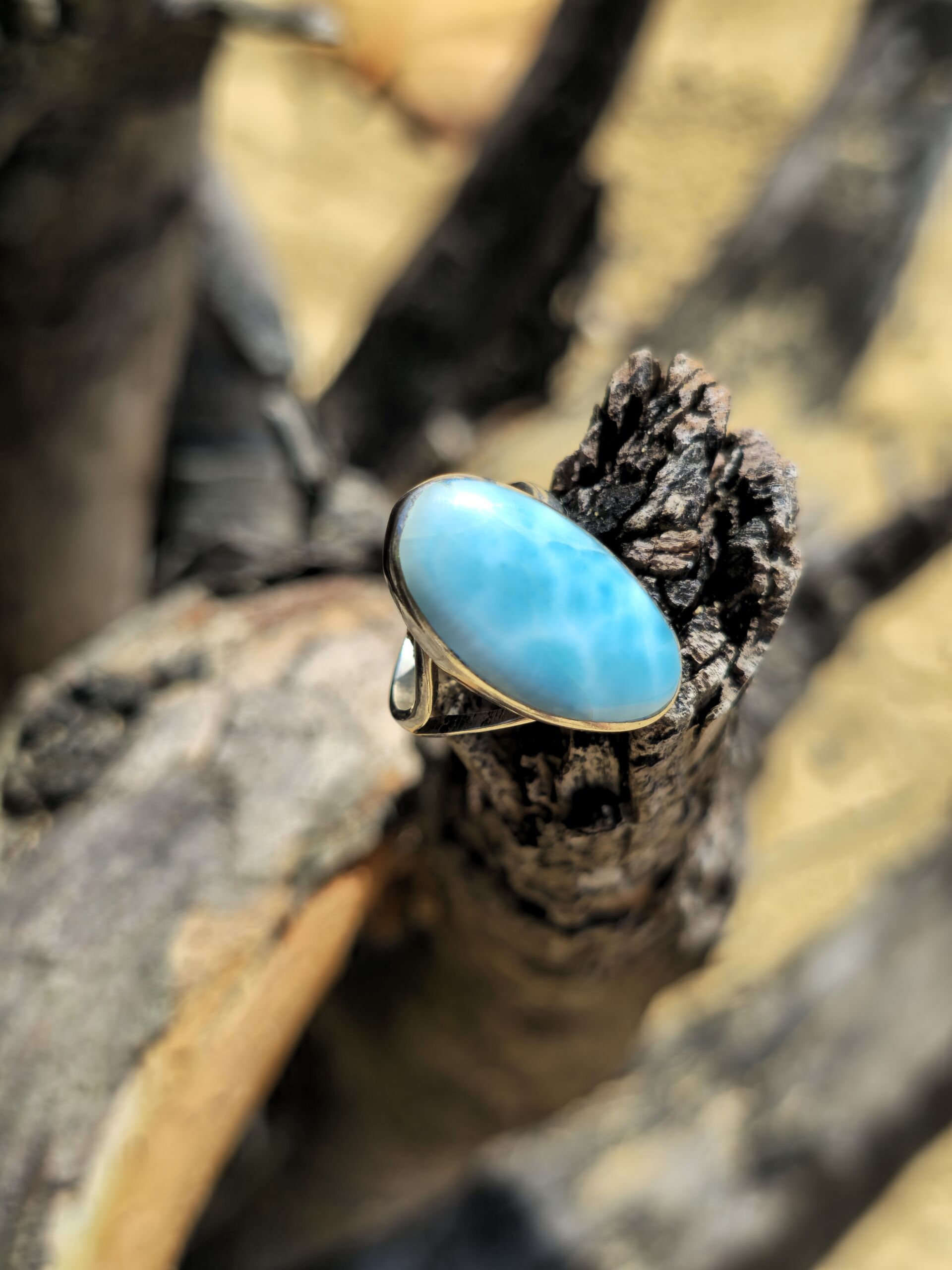 anello larimar 5_ (1) Anello Larimar #5 - Size 1,8 - immagine 2