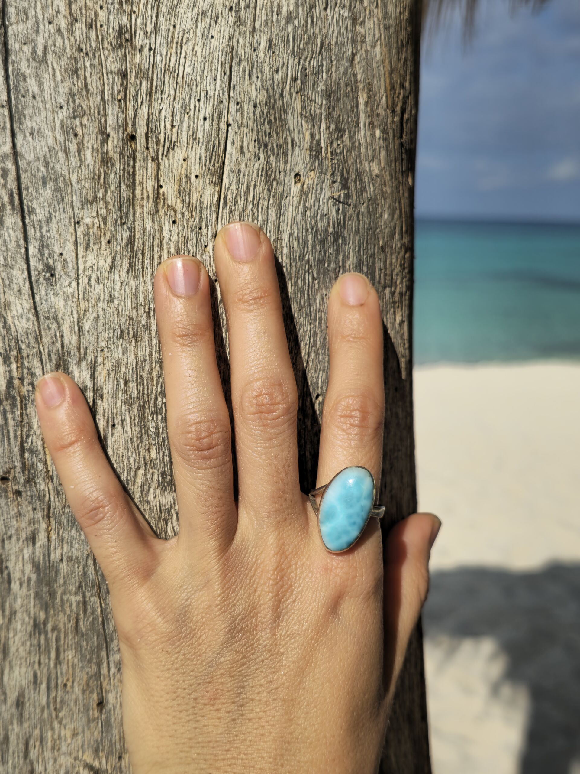 anello larimar 5_ (8) Anello Larimar #5 - Size 1,8 - immagine 8