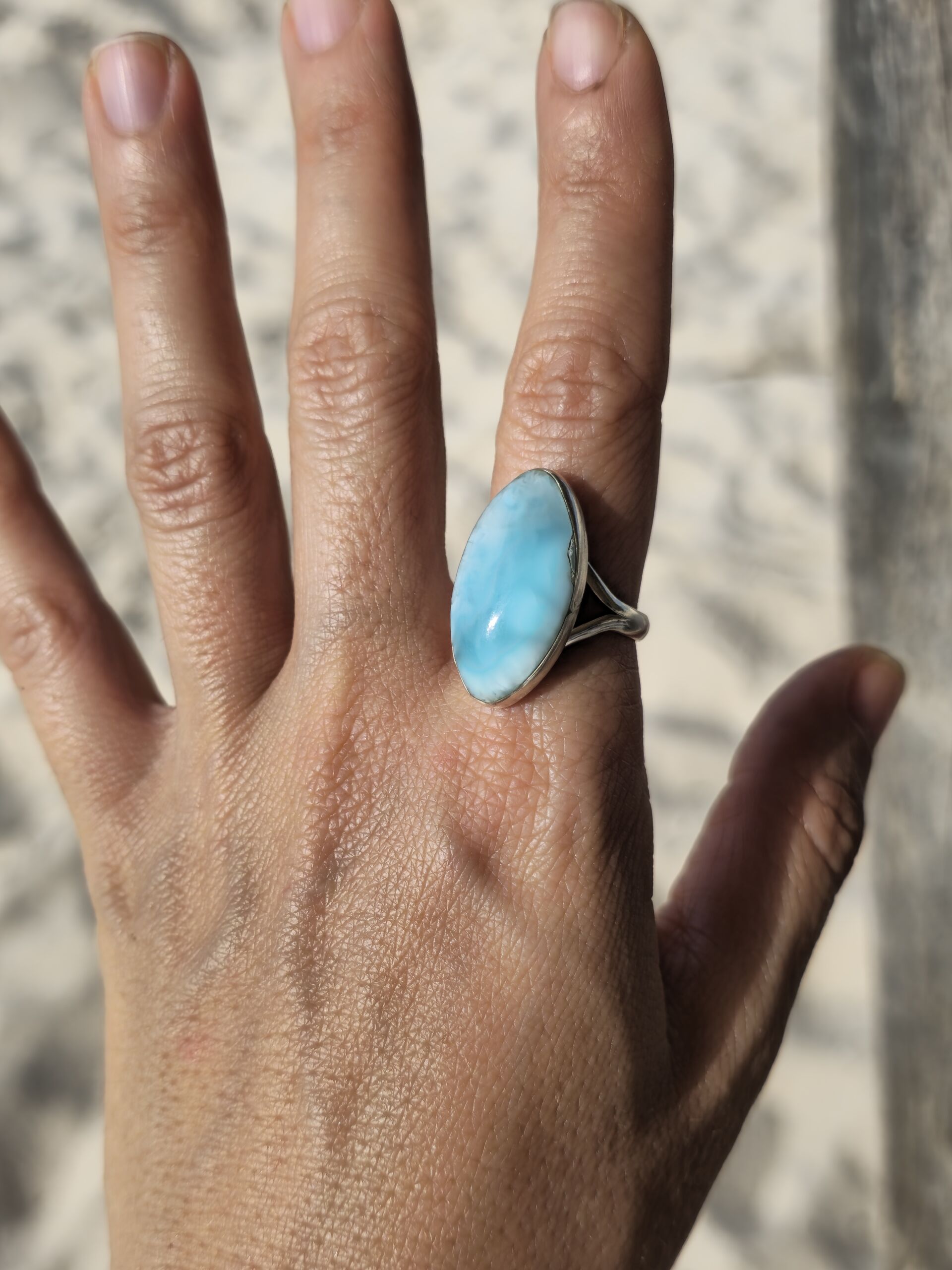 anello larimar 6_ (7) Anello Larimar #6 - Size 1,85 - immagine 5