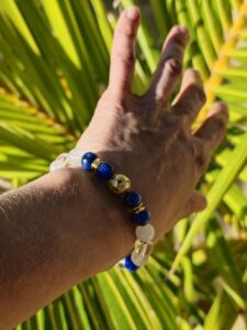 bracciale cianite labradorite quarzo