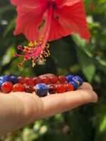 bracciale corniola lapis ambra