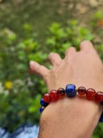 bracciale corniola lapis ambra