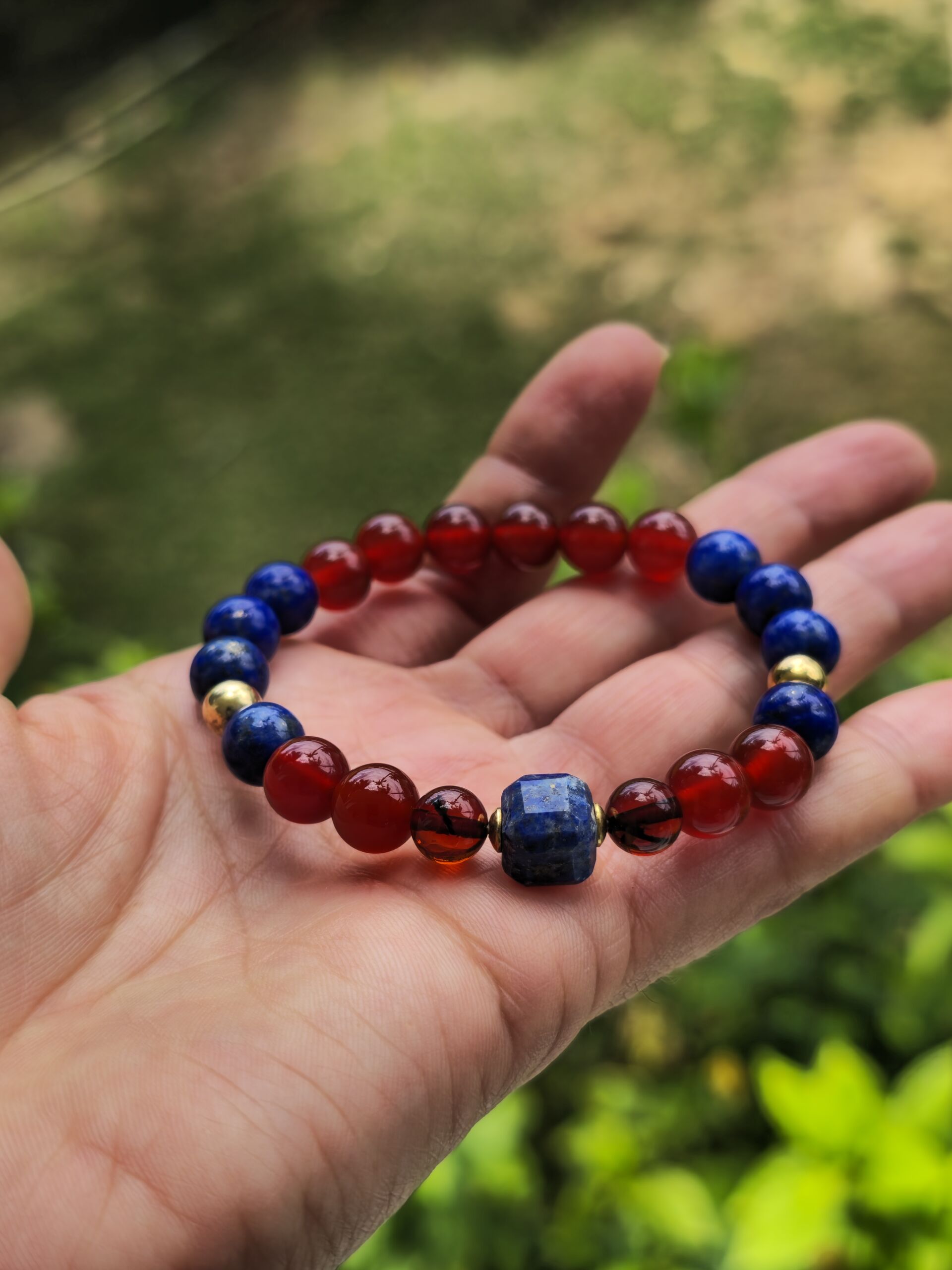 bracciale corniola lapis ambra bracciale corniola lapis ambra