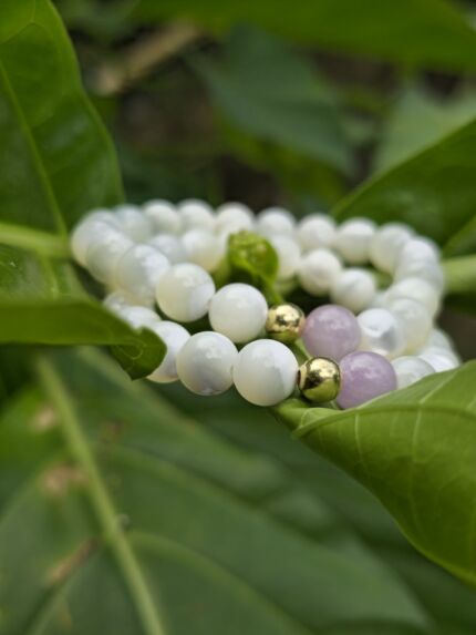 bracciale fiaba madreperla kunzite