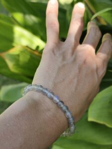 bracciale labradorite 6 mm