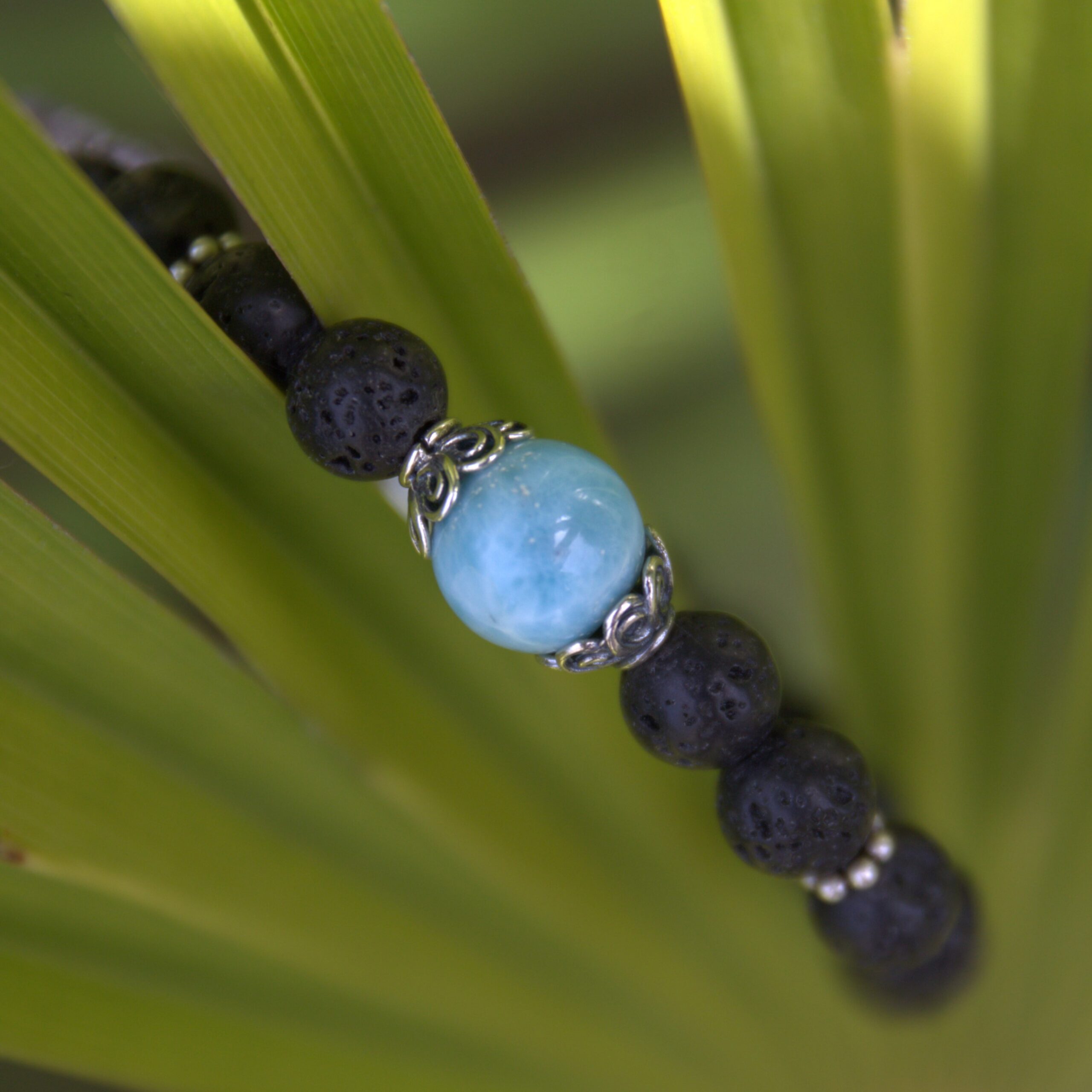 bracciale larimar lava bracciale larimar lava
