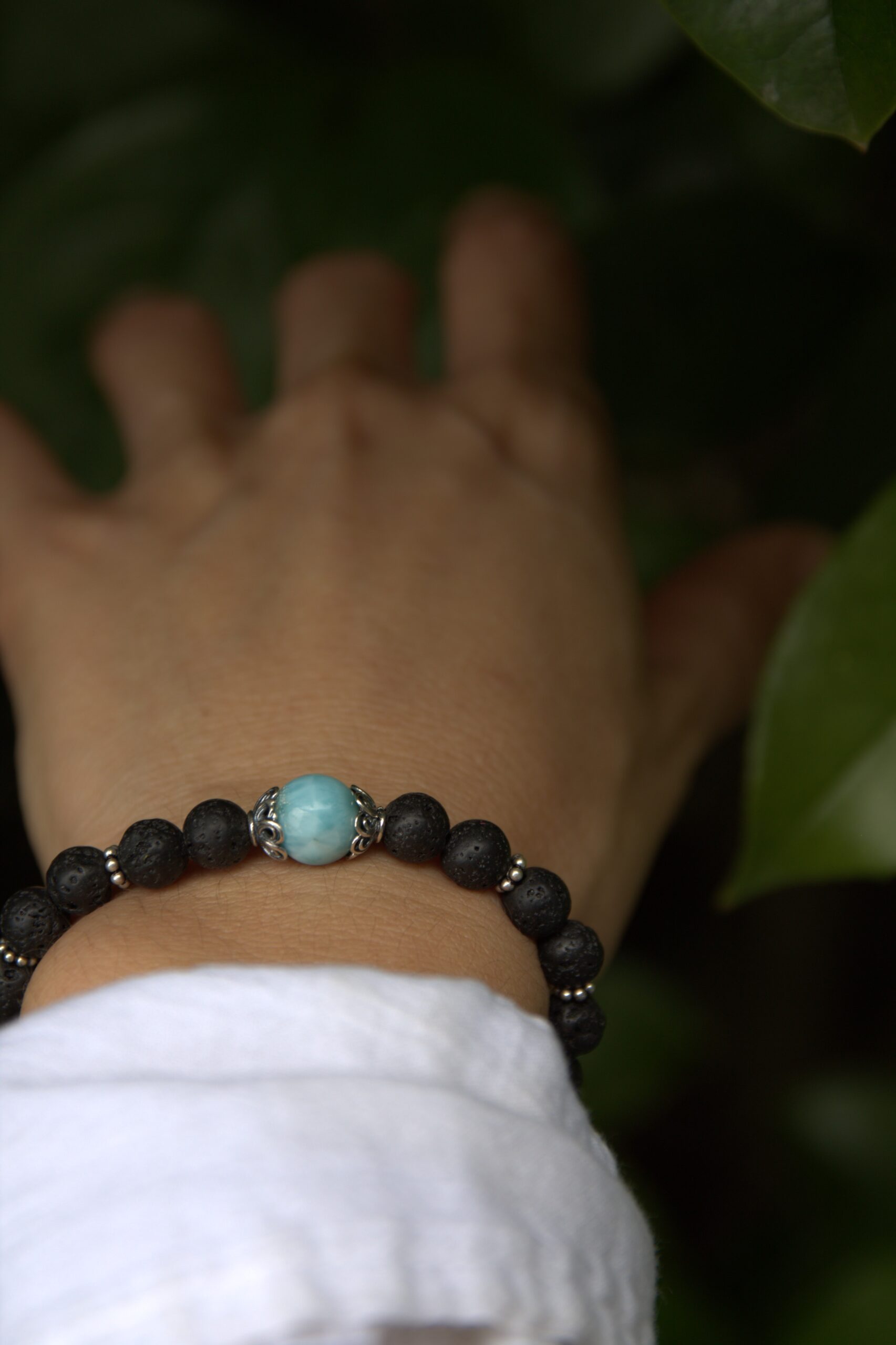 bracciale larimar lava bracciale larimar lava