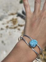 Bracciale rigido Larimar #2 - immagine 4