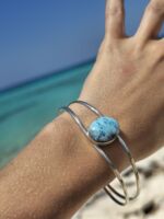 Bracciale rigido Larimar #2 - immagine 5