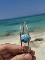 Bracciale rigido Larimar #2 - immagine 7