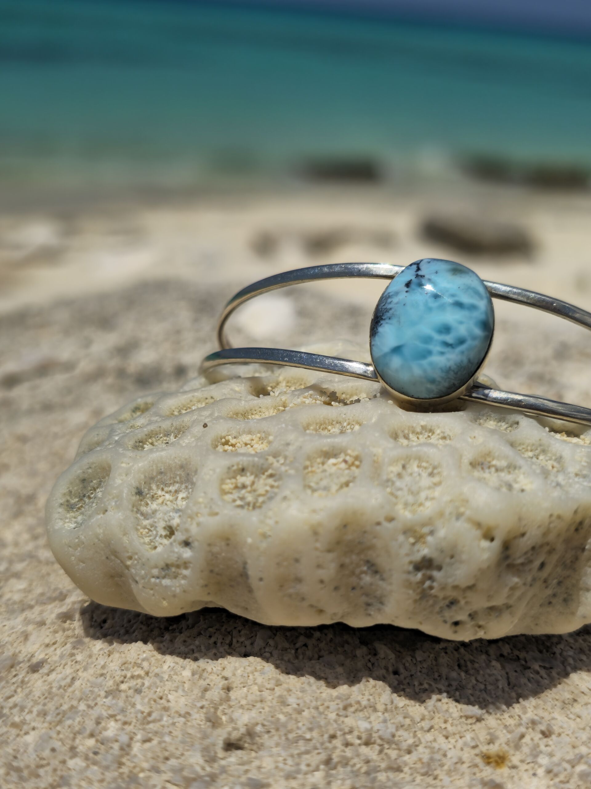 bracciale larimar rigido 2_ (7) Bracciale rigido Larimar #2 - immagine 8