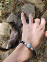 bracciale lava larimar