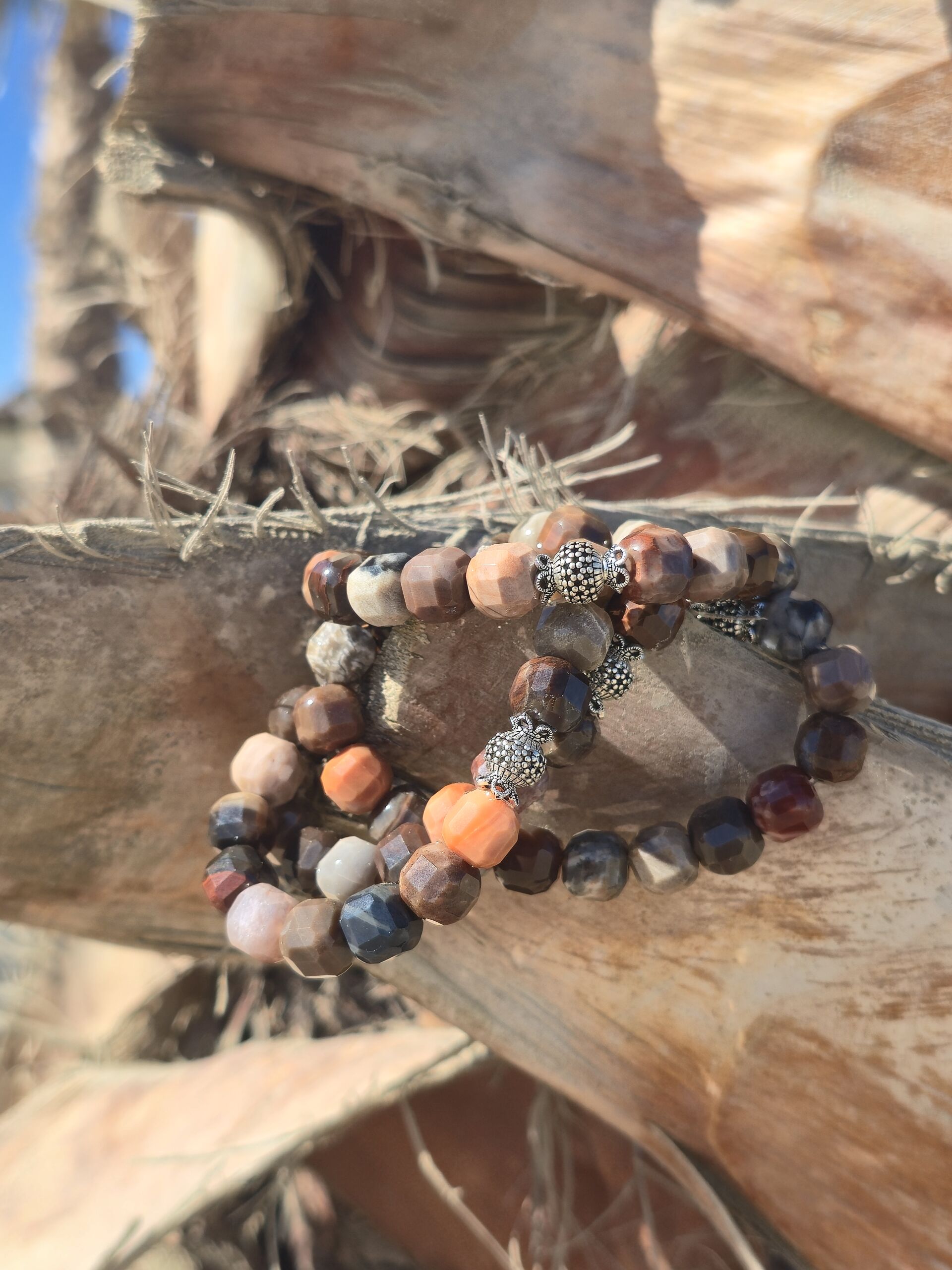 bracciale legno pietrificato bracciale legno pietrificato