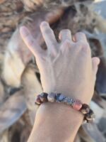 bracciale legno pietrificato