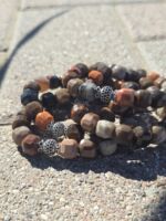 bracciale legno pietrificato