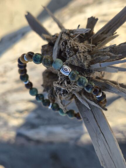 Nazar Turchese africano Occhio di Tigre