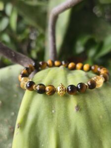 bracciale occhio di tigre citrino