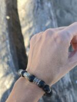 bracciale onice nero