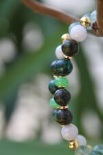 bracciale sfumature di verde