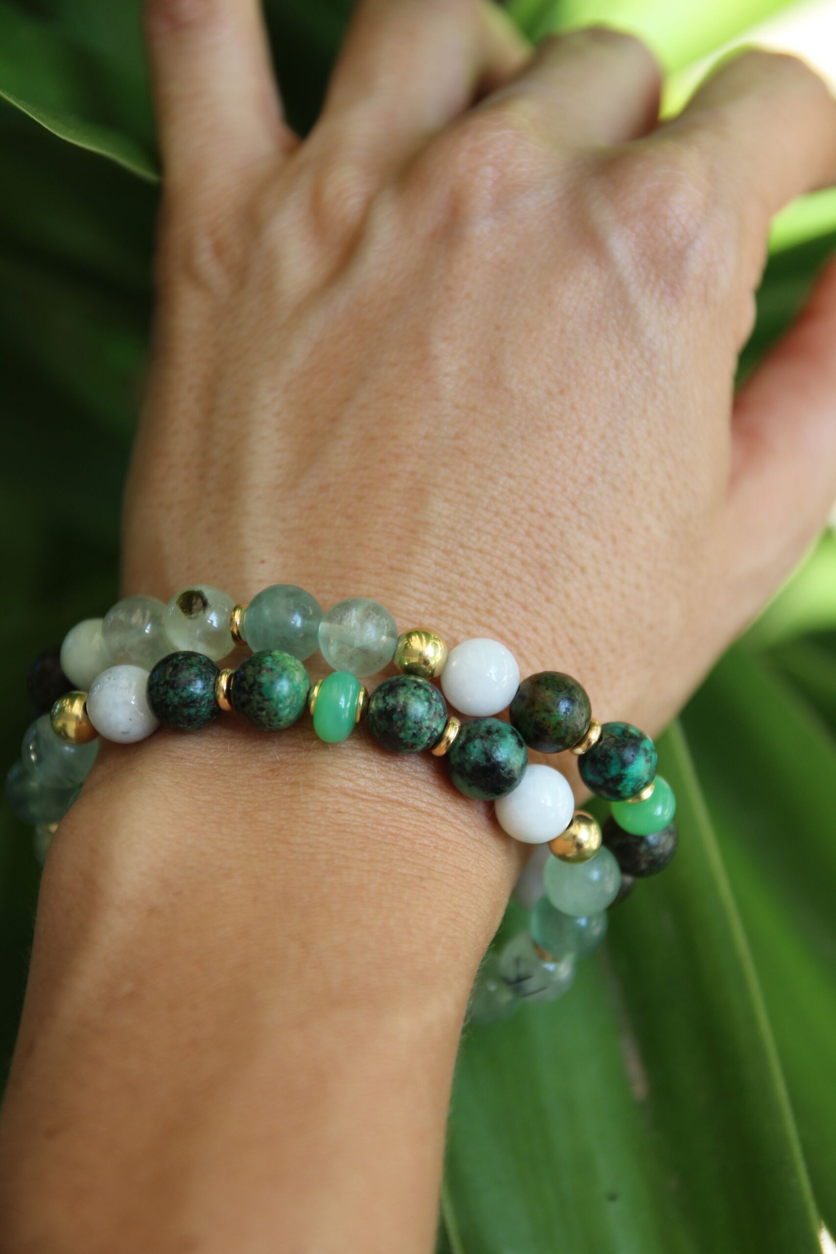 bracciale sfumature di verde bracciale sfumature di verde