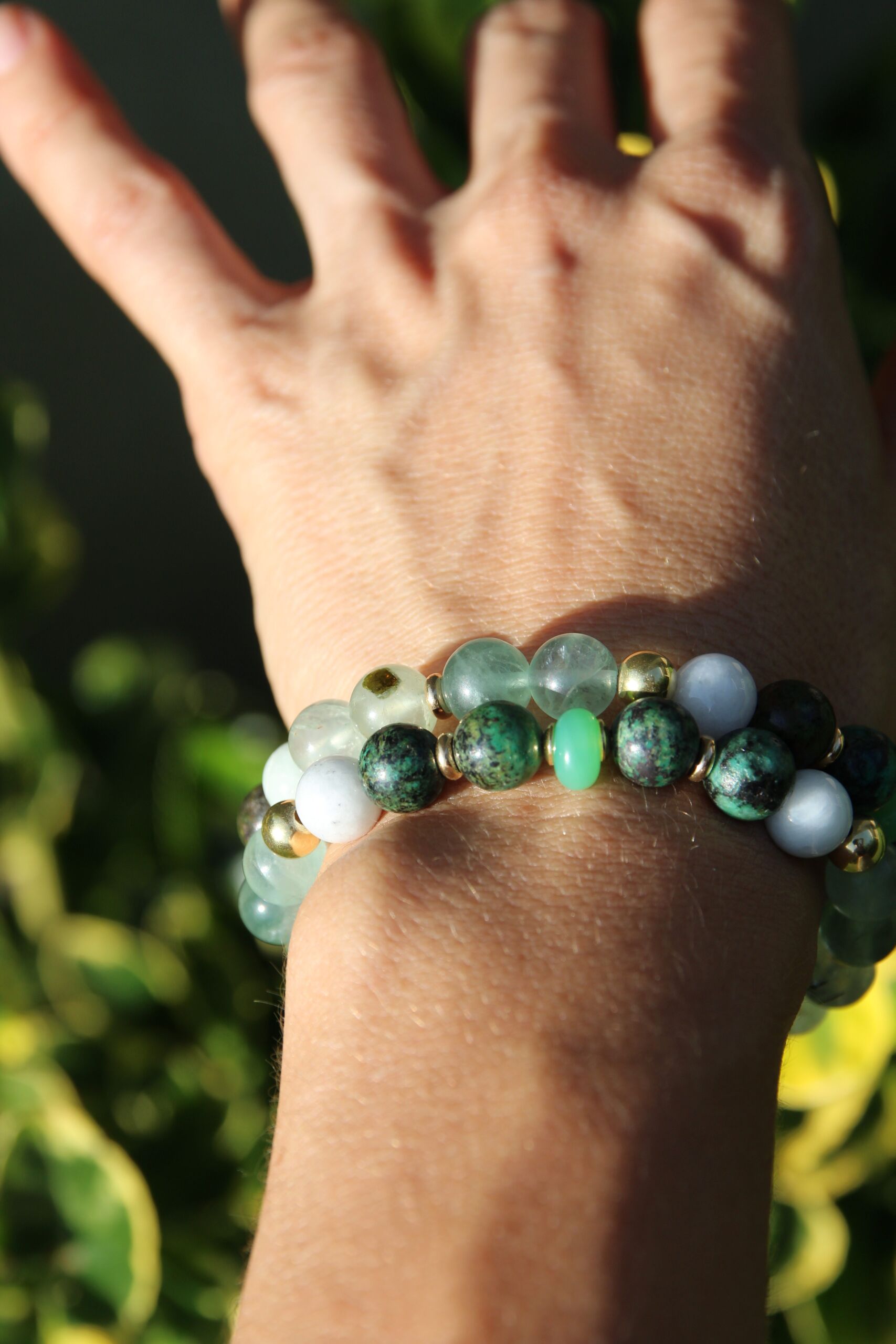 bracciale sfumature di verde bracciale sfumature di verde