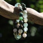 bracciale sfumature di verde