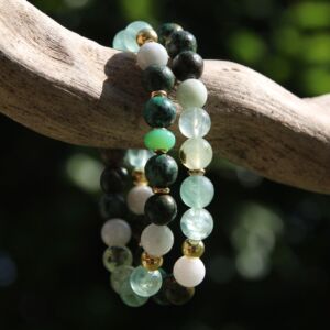 bracciale sfumature di verde