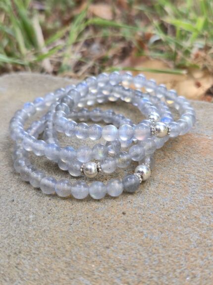 bracciale labradorite 6 mm