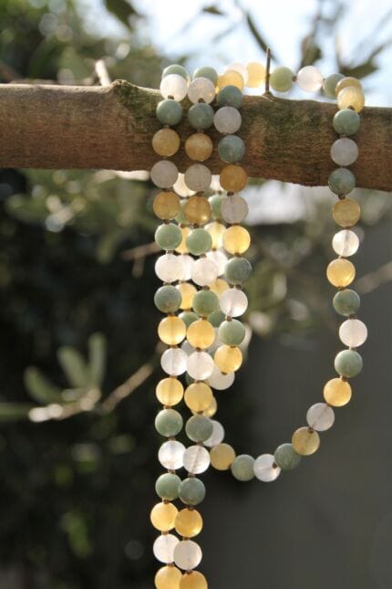 japamala calcite giada labradorite