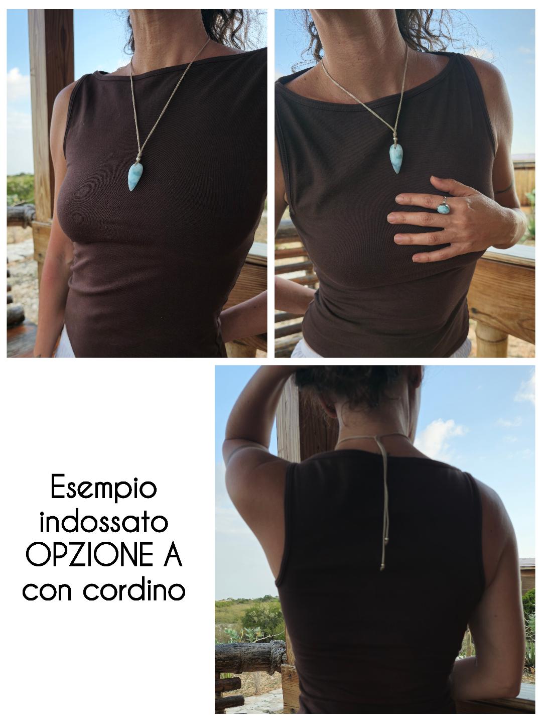 esempio indossato cordino esempio indossato cordino