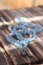 japamala 108 acquamarina