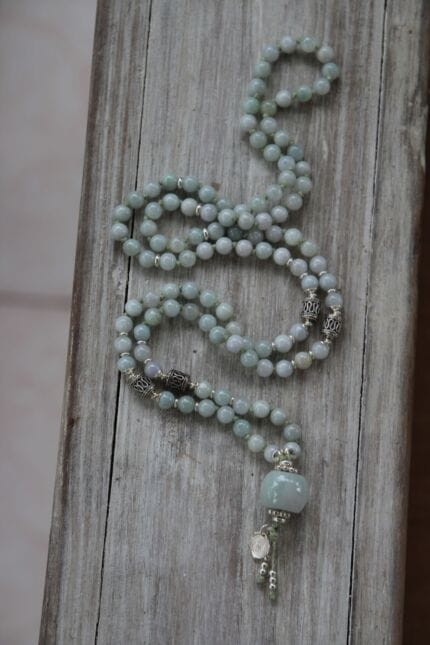 japamala 108 giada verde