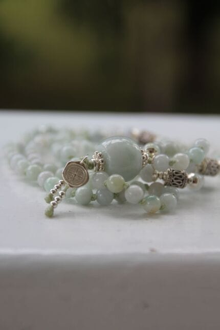 japamala 108 giada verde