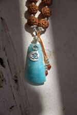 japamala 54 rudraksha larimar