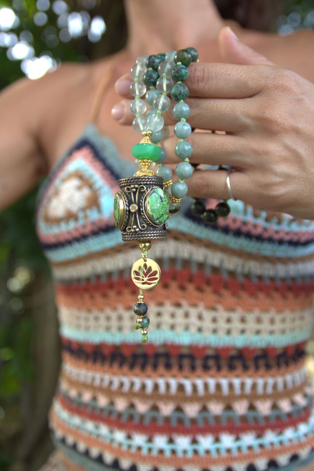 japamala 72 sfumature di verde oro