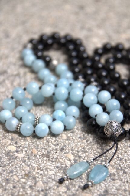 japamala acquamarina tormalina