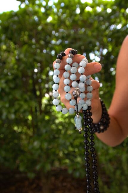 japamala acquamarina tormalina