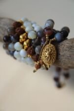 Agata Botswana Madreperla Rudraksha - immagine 7