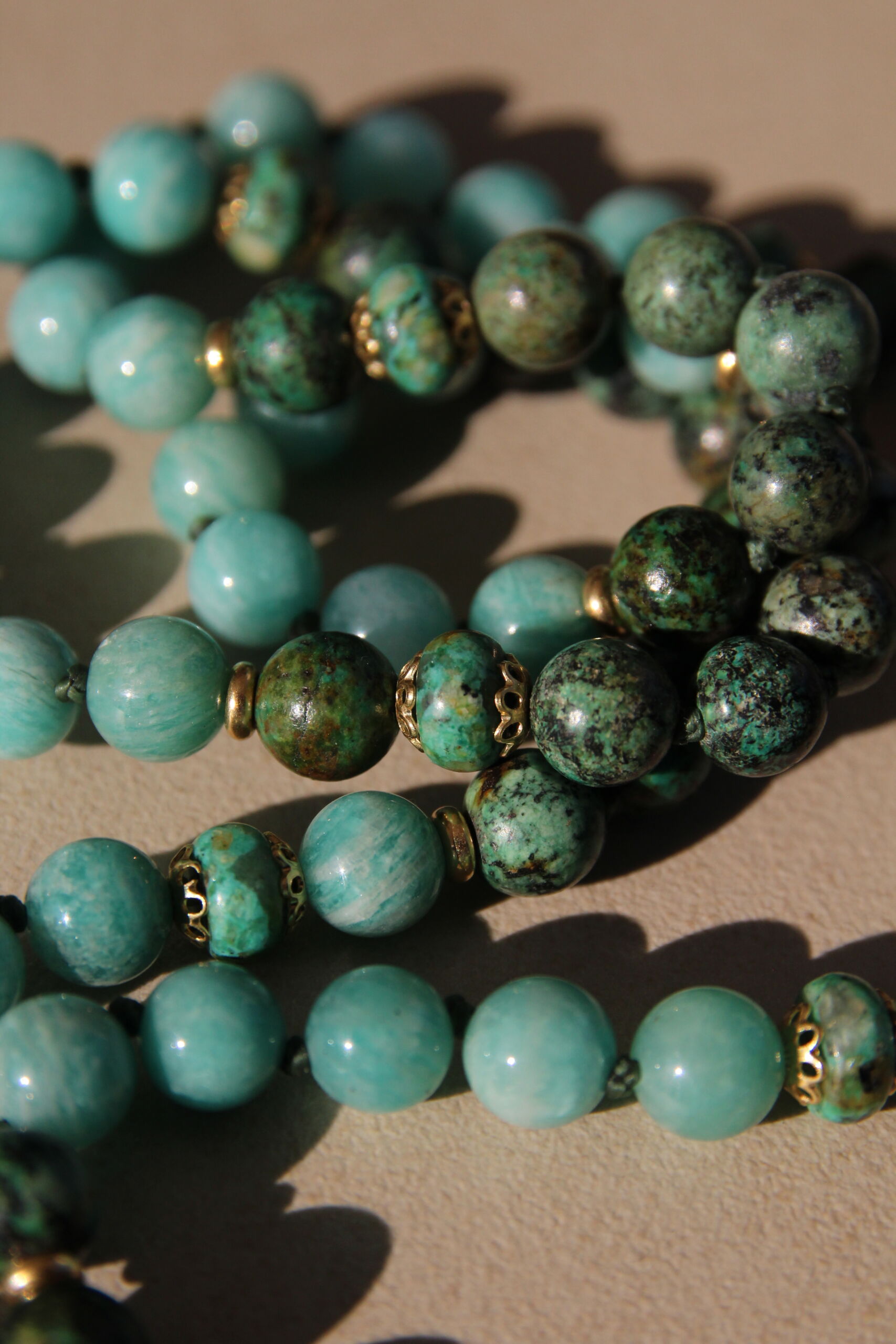 japamala amazzonite turchese africano japamala amazzonite turchese africano