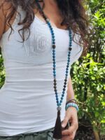 japamala apatite bronzite argento