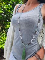 japamala fluorite fumè ametista labradorite bianca