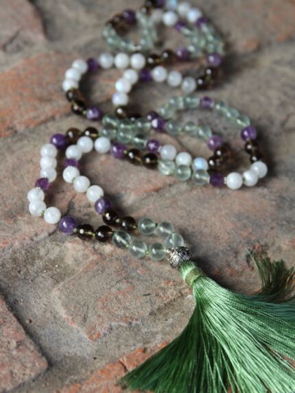 japamala fluorite fumè ametista labradorite bianca