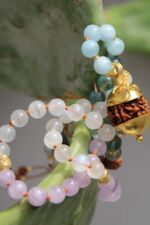 japamala fluorite rudraksha acquamarina quarzo ametista labradorite