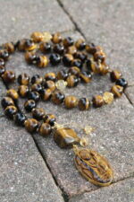 japamala occhio di tigre citrino