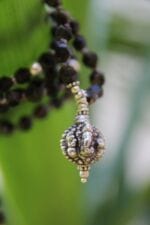 japamala ossidiana lakshmi ganesha