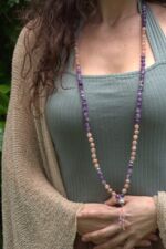 japamala pietra del sole ametista